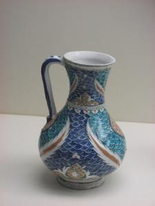 A piece of gorgeous Persian pottery.
