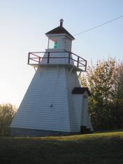 Victoria Beach lighthouse.