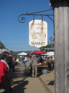 The Saturday morning Farmer's Trade Market.