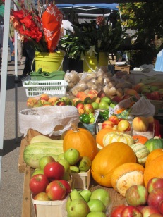 Produce galore at the market.