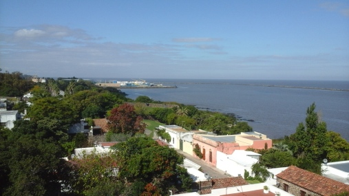 View from the top of the lighthouse.