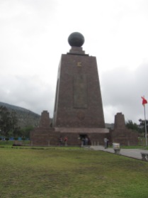 The Equator - centre of the world near Quito.