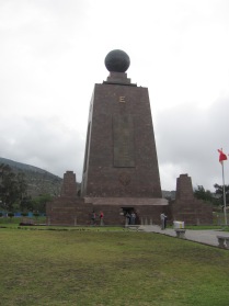 The Equator - centre of the world near Quito.