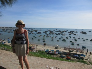 Overlooking the harbour of Phan Thiet.