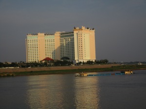 A luxury govt. hotel across the river.