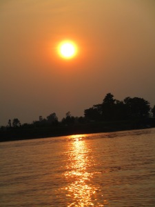 The mighty Mekong River.