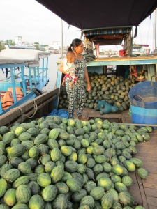 Watermelons for sale.