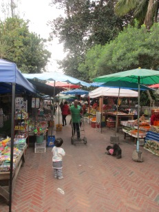 The morning market.