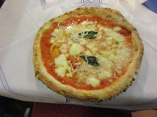 A traditional Napoli pizza