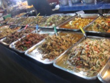 A Thai food market