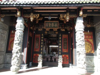 Entrance to a Chinese temple